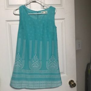 Blue swing dress